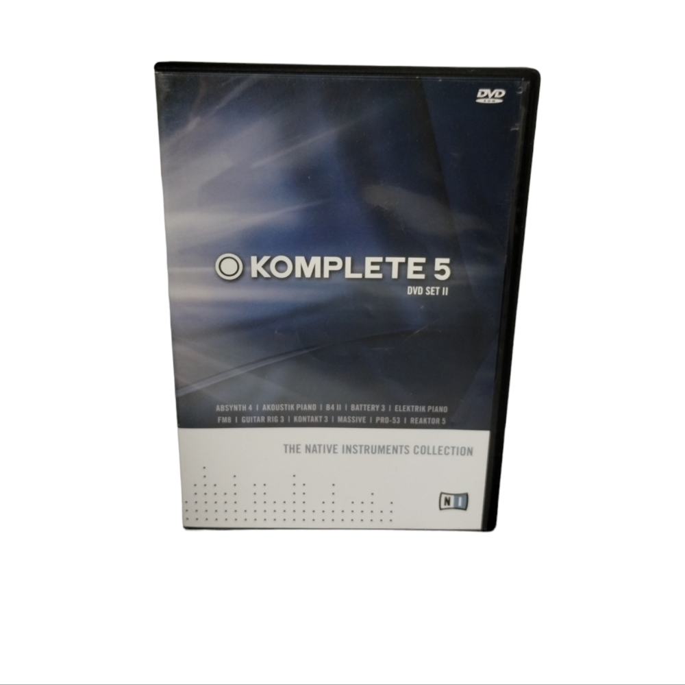 Komplete 5 DVD SET II Native Instruments Collection 5 disc set Replacement